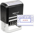 MaxMark Large Self-Inking Rubber Date Office Stamp by Maxmark