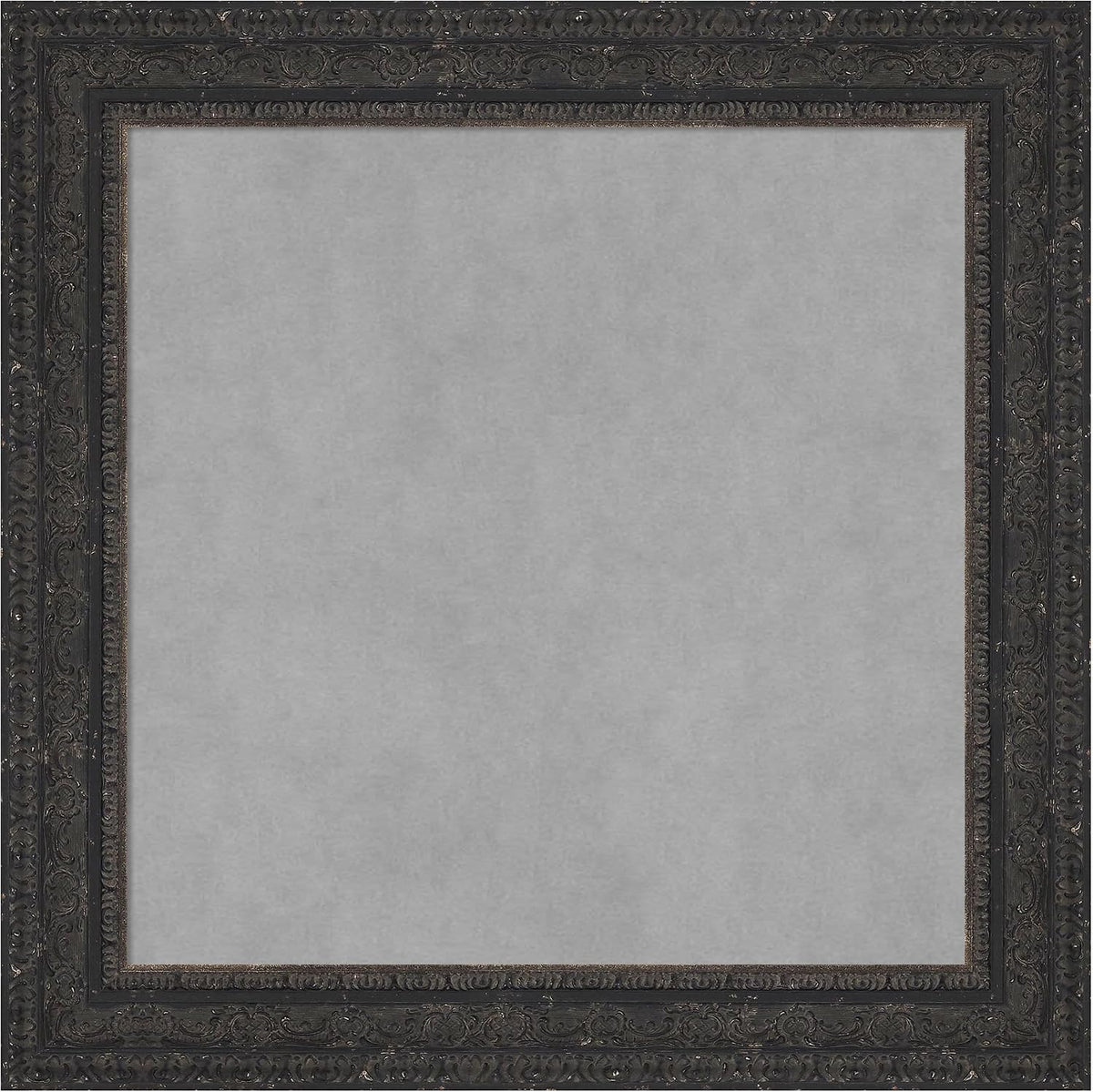 Amanti Art Black Framed Magnetic Board 25x25 Medium Vision Board
