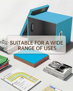 2 Pack File Storage Organizer, Document Organizer, Portable File Box - Image 5