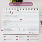 Merely Home | Meeting Notebook for Work | 8.25" x 11.75" | Project Planner | - Image 3