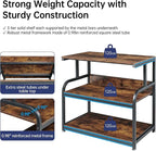 Fannova 32.3" Wide Extra Large Printer Stand, 3 Tier Printer Table - Image 3
