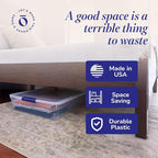 HOMZ 2-Pack Under Bed Storage, 60 Quart, and Towels - Image 5