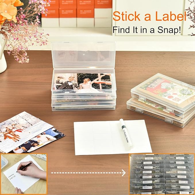 Photo Storage Box 5 x 7 Inches, 18 Inner Extra Large Photo Boxes - Image 8