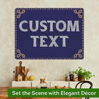 Custom Sign, Custom Street Sign, 11 Font Colors, 13 Font Styles, 4 Hole Options - Image 4