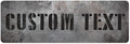 Custom Sign, Custom Street Sign, 11 Font Colors, 13 Font Styles, 4 Hole Options by MySignCenter