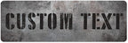 Custom Sign, Custom Street Sign, 11 Font Colors, 13 Font Styles, 4 Hole Options by MySignCenter