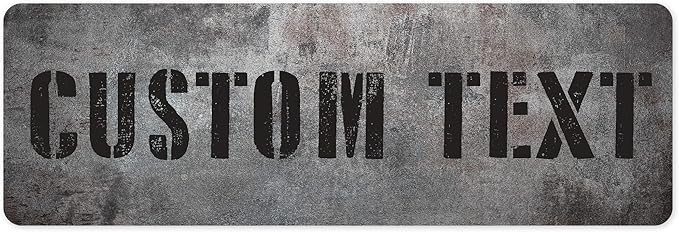 Custom Sign, Custom Street Sign, 11 Font Colors, 13 Font Styles, 4 Hole Options by MySignCenter