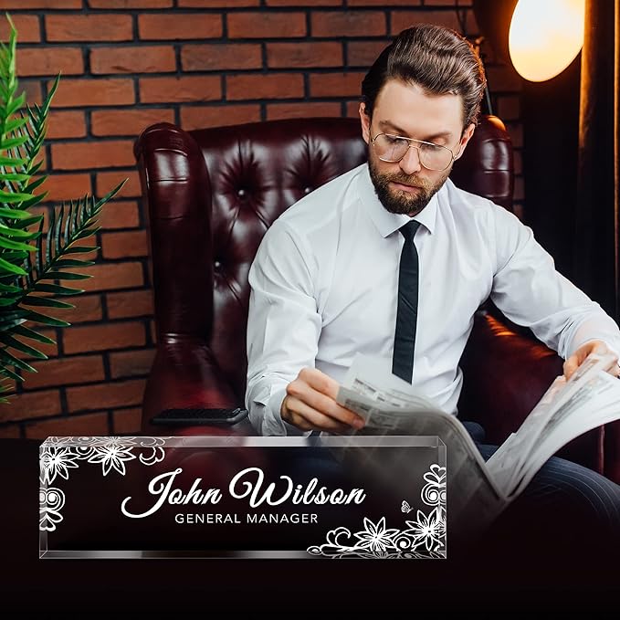 SalaGraphics Custom Engraved Acrylic Name Plates - Image 4