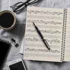 Music Notebook 2 Pack, 100 Sheets/200 Pages Blank Sheet Music Notebook - Image 5