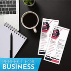 Home Advantage 4x9 Index Rack Business Marketing Note Cards Blank White - Image 4