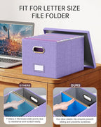 Oterri File Organizer, File Box, File Cabinet - Image 2