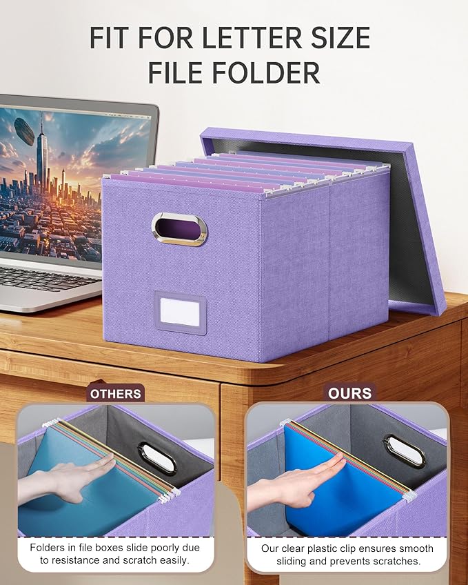 Oterri File Organizer, File Box, File Cabinet - Image 2