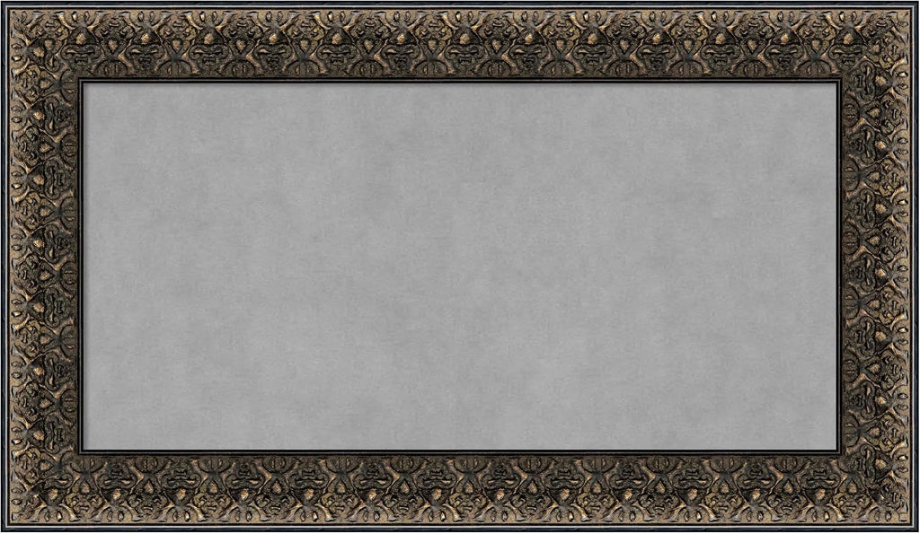 Amanti Art Black Framed Magnetic Board 17x29 Small Vision Board
