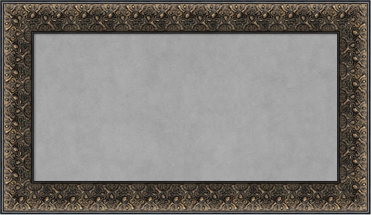 Amanti Art Black Framed Magnetic Board 17x29 Small Vision Board
