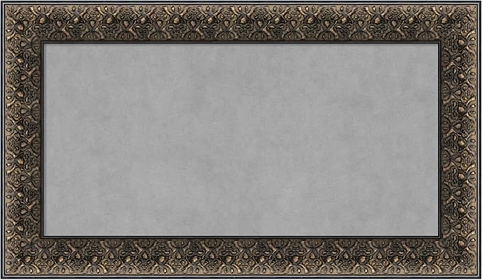 Amanti Art Black Framed Magnetic Board 17x29 Small Vision Board by AmantiArt