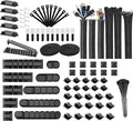 189PCS Cable Management Kit, 6 Cable Sleeve40 Cable Clips by Ourart