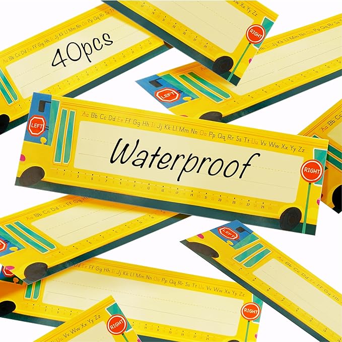 Dotimo Kids 40 PCS Desk Nameplates by Dotimo