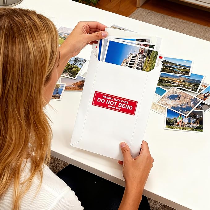Neehows 100 Pack 5x6.9" Rigid Mailers Cardboard Envelopes, 400GSM Photo Mailers - Image 7