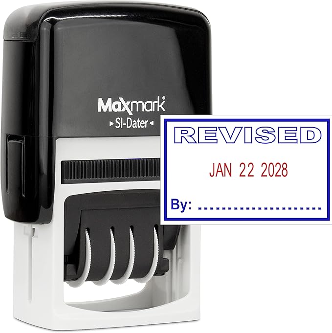 MaxMark Office Self Inking Date Stamp by Maxmark