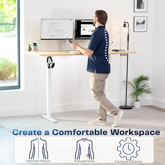 VIVO Electric 71 x 36 in Standing Desk, Memory Height Adjustment, 1B Series - Image 4