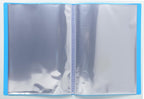 Exacompta - Ref 85872E - Iderama Collection - Semi-Rigid Display Book - 240 x 320mm in Size, Suitable for A4 Documents, 40 Pockets, 0.5mm Polypropylene - Light Blue