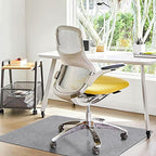 2 Pack Office Chair Mat for Hardwood Floor, Desk Chair Mat, Large Rubber - Image 8
