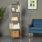 Amazon Basics 5-Shelf Tower Adjustable Storage Shelving Unit, 16 D x 16 W x 54 - Image 2