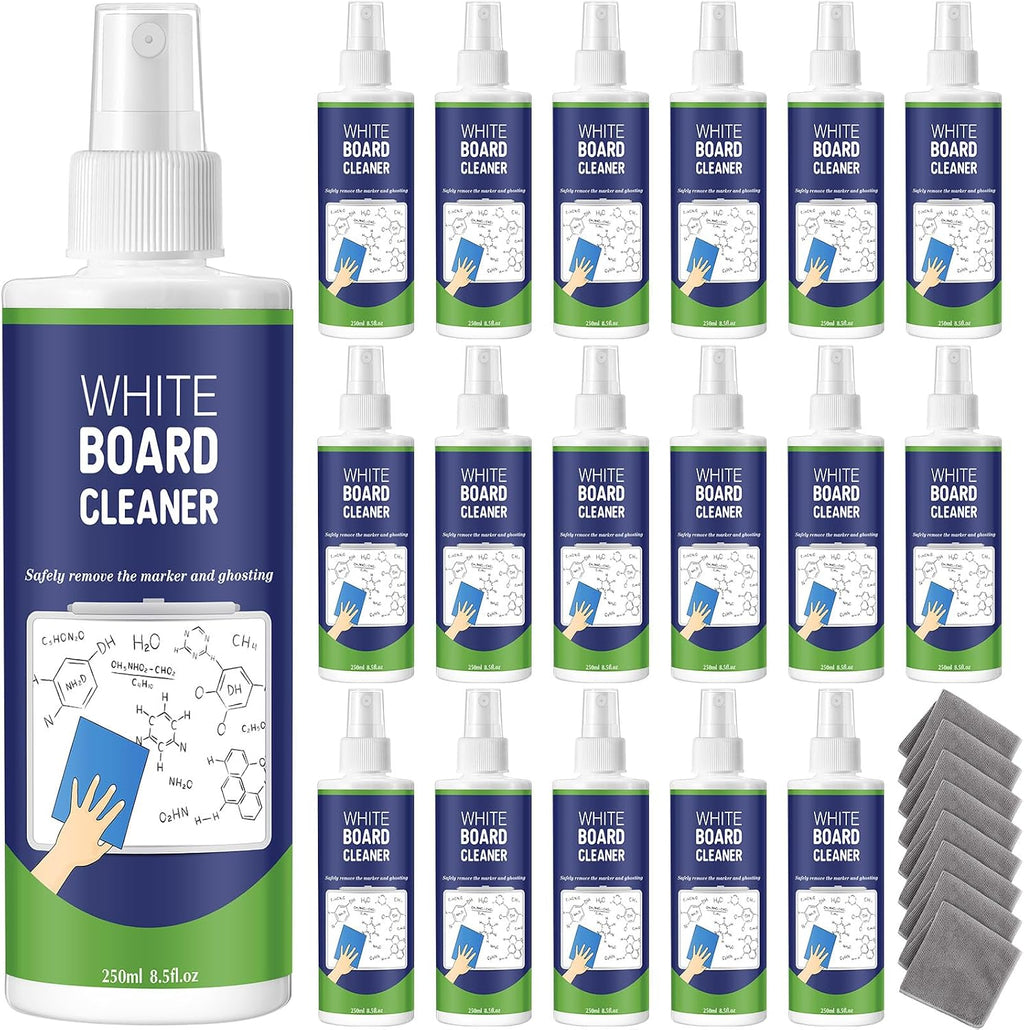 Dansib 16 Pack Whiteboard Cleaner Spray 8.5oz Dry Erase Board Cleaner