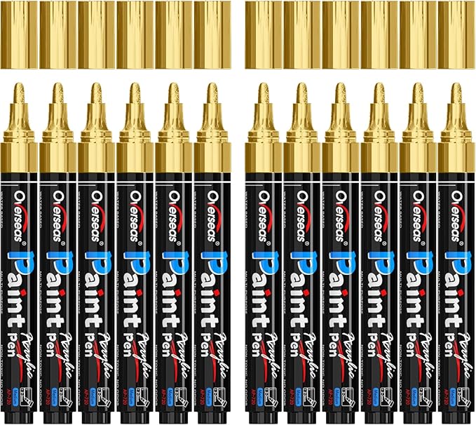 Overseas Gold Paint Pens by Overseas