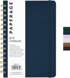 PAPERAGE Graph Paper Spiral Notebook & Journal, 160 Pages, Medium 5.5 inches x by PAPERAGE