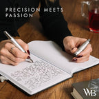 Wordsworth & Black Majesti Fountain Pen-, Luxury Case, 24K Gold Finish; 18K - Image 8