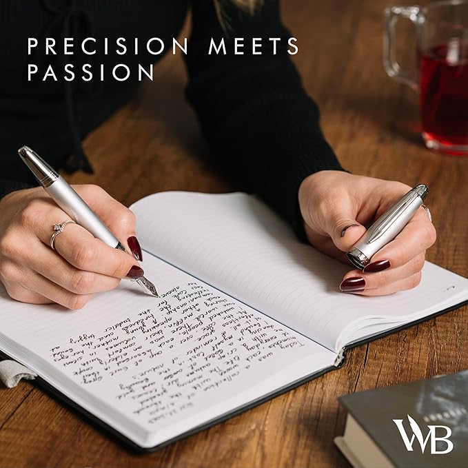 Wordsworth & Black Majesti Fountain Pen-, Luxury Case, 24K Gold Finish; 18K - Image 8