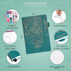 Legend Planner – Weekly & Monthly Life Planner to Hit Your Goals & Live - Image 2