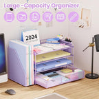 OPNICE Desk Organizer, 4-Tier Desktop File Organizer - Image 3