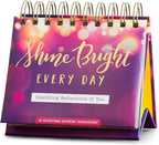 DaySpring - Shine Bright Every Day: Sparkling Reflections of You - A DaySpring Inspirational DayBrightener - Perpetual Calendar (10176)