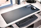 Black Leatherette 30" x 12.5" Keyboard/Mouse Desk Mat - Image 11