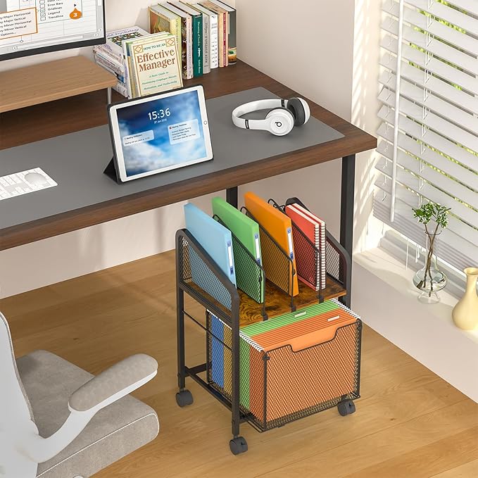 Tiaoheka Rolling File Cabinet - Image 5