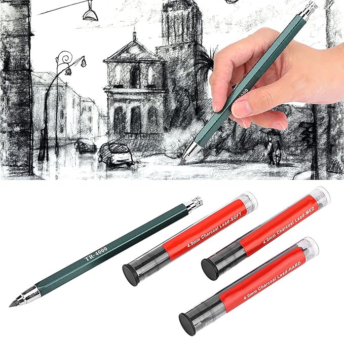 Fayelume 4mm Lead Holder, Mechanical Pencil Lead, Clutch Pencil, - Image 3