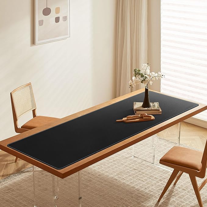 CENNBIE Leather Desk Mat Large, Extended Non-Slip Mouse Pad, Waterproof PU - Image 5
