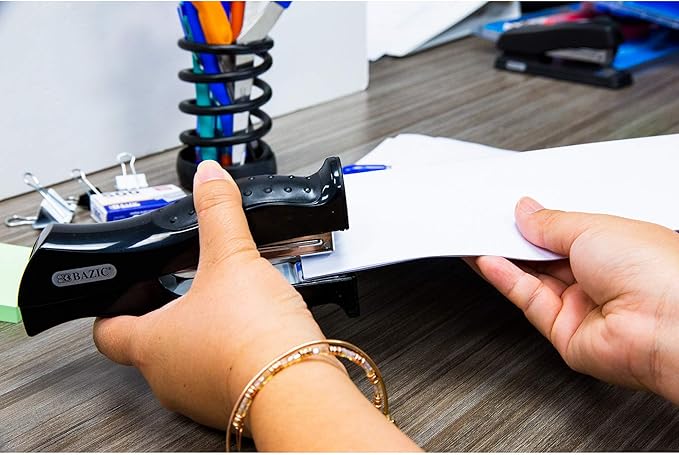BAZIC Products Stand-Up Stapler w/500 Staples, Full Strip Size Standard - Image 2
