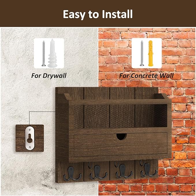 Nekon Mail Organizer with Drawer - Image 8