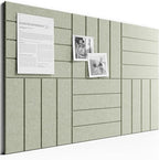 Bumusty Large Cork Board Alternative-36 x24 Felt Bulletin Board Tiles, by Bumusty