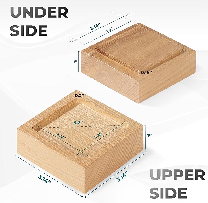 Bed Risers, Furniture Risers Can be Adjusted to 2'' 3''or 4'', Lifts Furniture - Image 2
