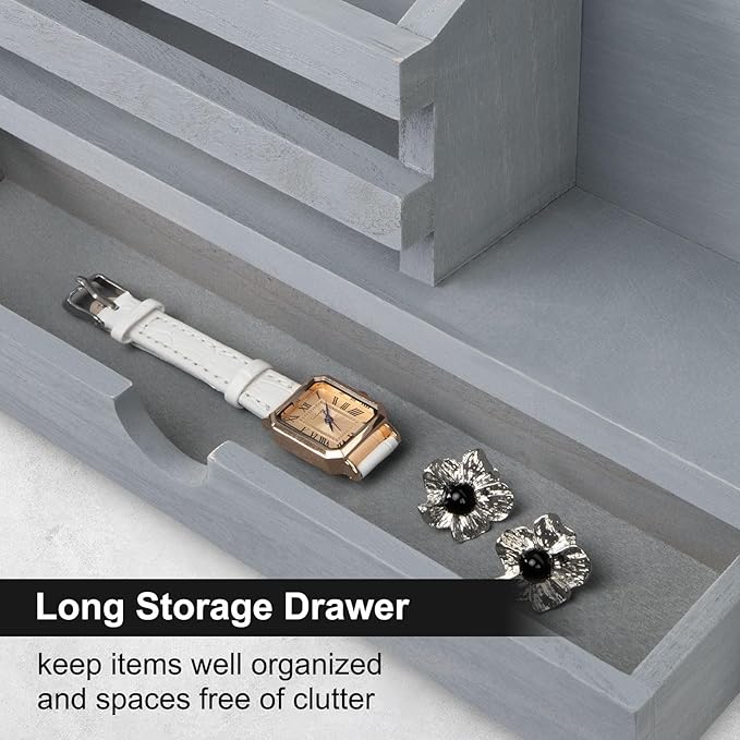 Lucundm Key Holder Wall Mount, Mail Holder - Image 4