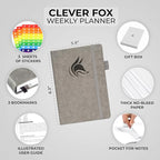 Clever Fox Planner – Undated Weekly & Monthly Planner - Image 2