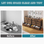 LUMTOK 10-Drawer Dresser, Fabric Storage Dressers - Image 7
