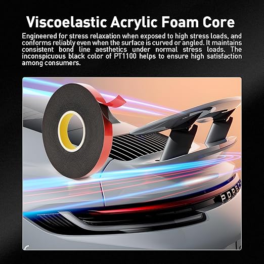 Automotive Acrylic Plus Attachment Tape 0.55" x 18Ft Made of 3M Pack of 2 - Image 5