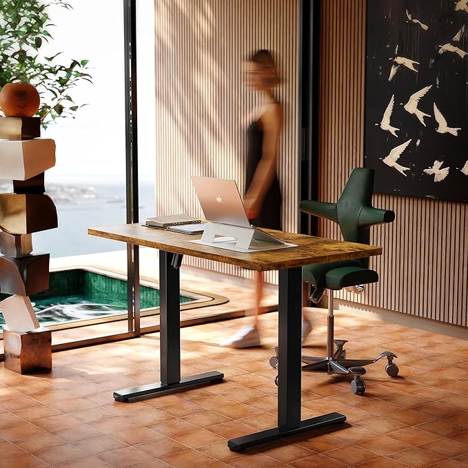 HUANUO 43 x 24 inch Electric Standing Desk Adjustable Height, 4 Memory Height - Image 2