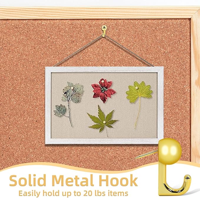 Gold Push Pins Set, 5 Styles Office Pushpins Set in Storage Box - Image 6