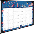 Desk Calendar 2026-2027, July 2026 - December 2027, 22"×17" | 18 Monthly Large Desk Calendar 2026-2027, 2 Corner Protectors & 2 Hanging Hooks, Large Ruled Blocks
